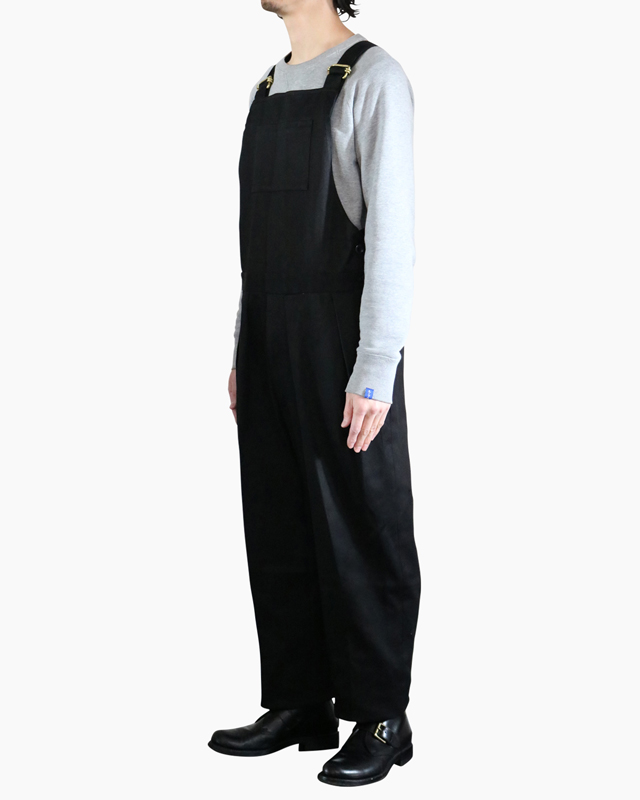 NEAT｜COTTON PIQUE｜OVERALL - Black｜PRODUCT 