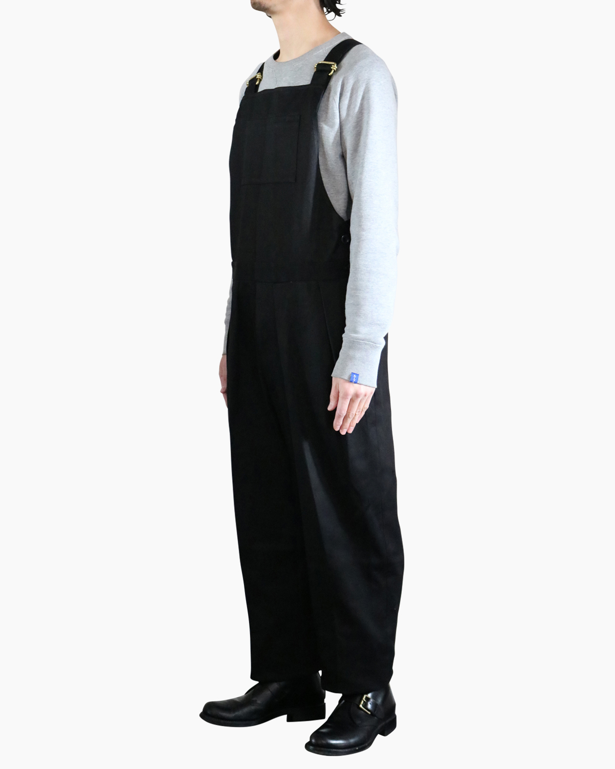 NEAT｜COTTON PIQUE｜OVERALL - Black｜PRODUCT｜Continuer Inc