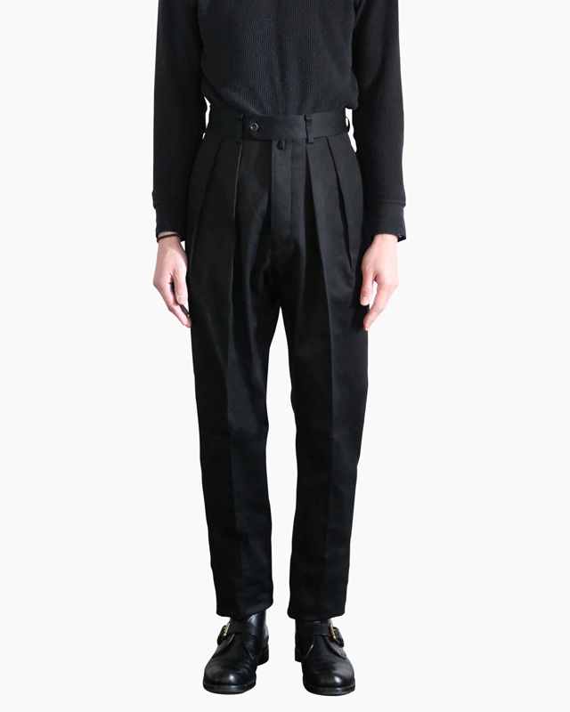 NEAT｜COTTON PIQUE｜OVERALL - Black｜PRODUCT｜Continuer Inc