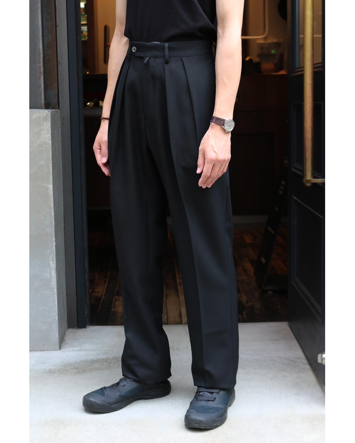 NEAT｜T/W Serge｜STANDARD - Black｜PRODUCT｜Continuer Inc.｜メガネ 