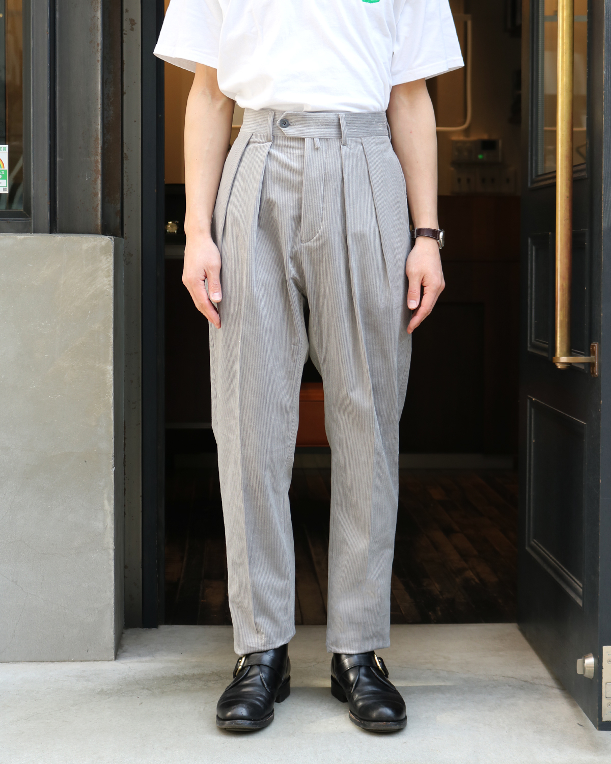 NEAT｜FRENCH CORDUROY｜TAPERED - Gray｜PRODUCT｜Continuer Inc ...