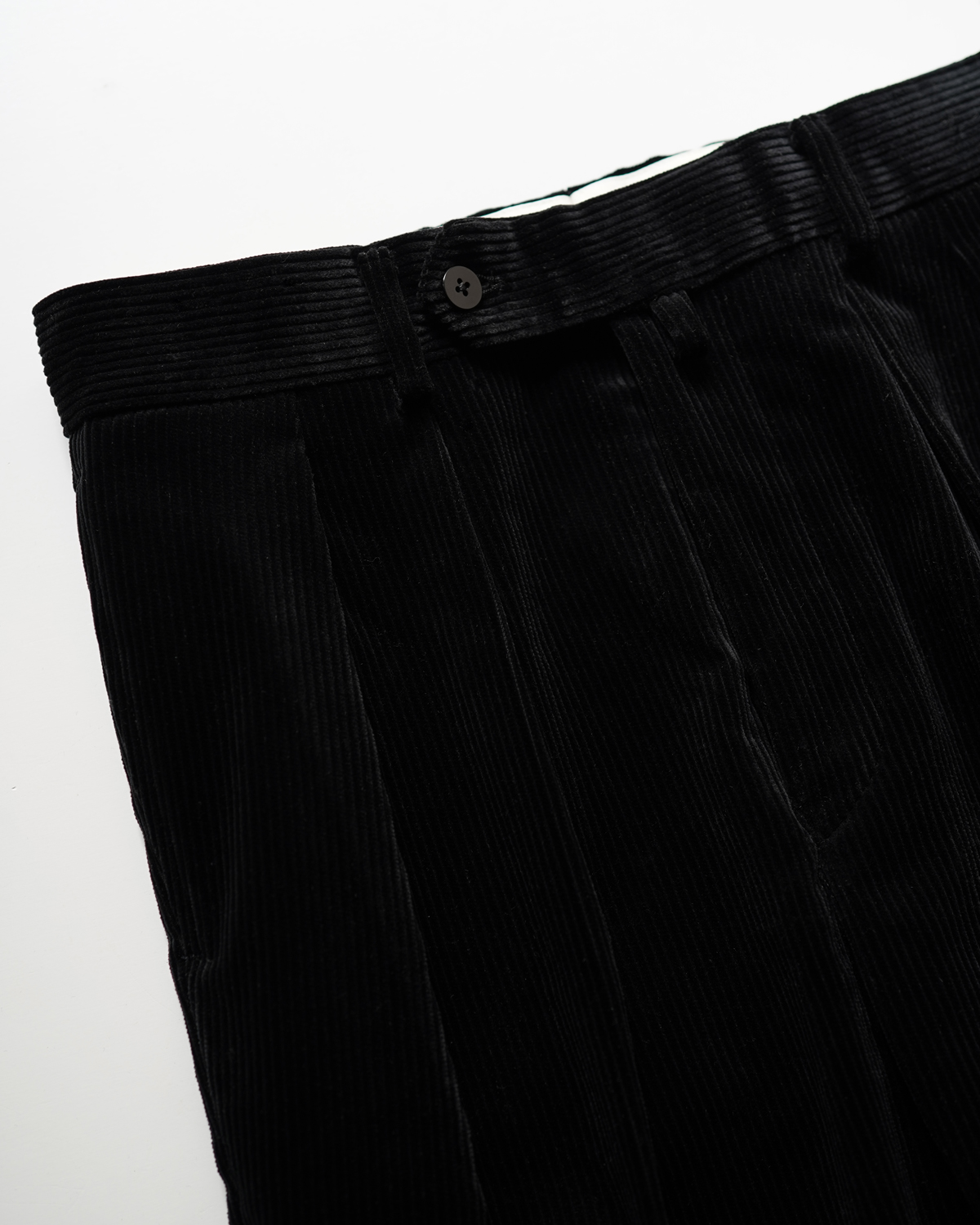 3PLY 8W Heavy Corduroy｜FLARE - Black｜NEAT