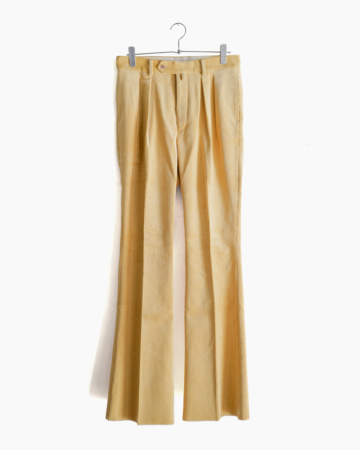 3PLY 8W Heavy Corduroy｜FLARE - Yellow｜NEAT