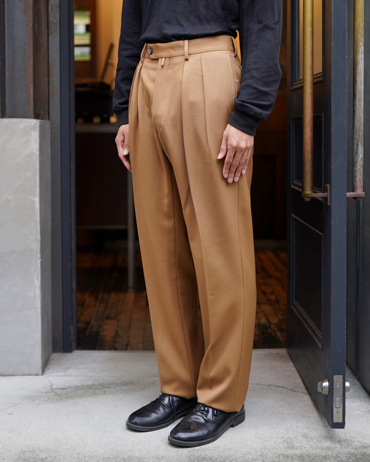 Back Satin Gabardine｜STANDARD TYPE Ⅰ - Camel｜NEAT