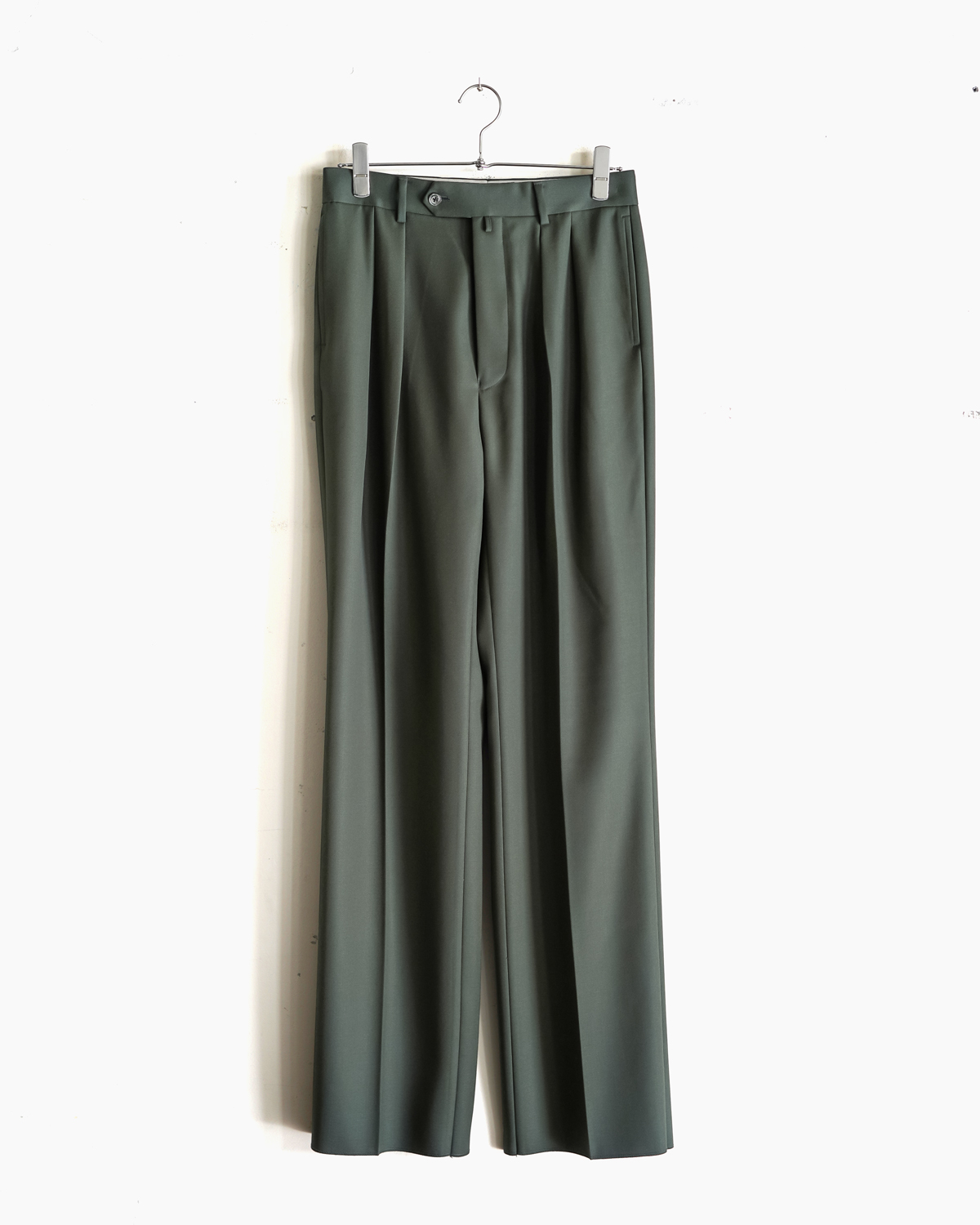 Back Satin Gabardine｜WIDE TYPE Ⅰ - Olive｜NEAT