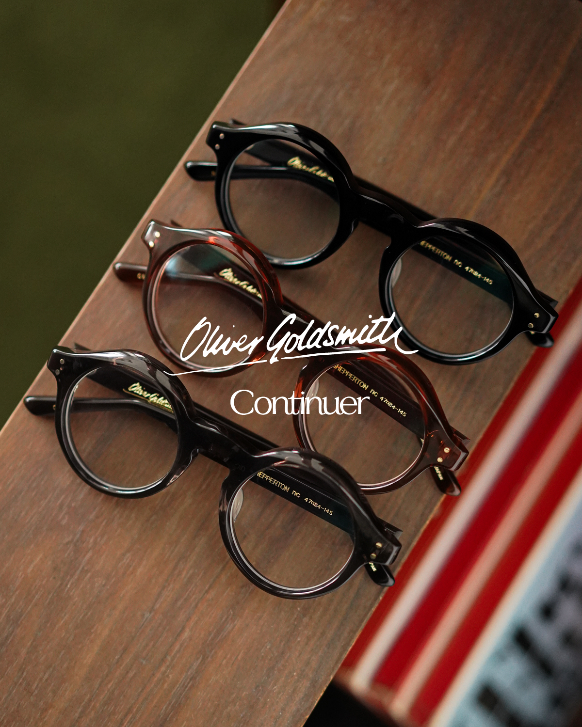 OLIVER GOLDSMITH for Continuer｜CELLULOID no core