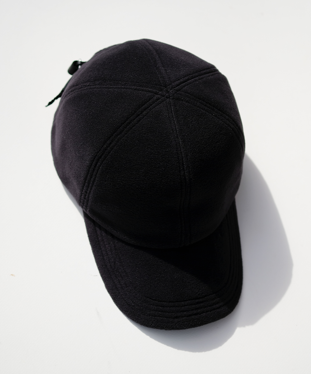 COMESANDGOES for The PARKSIED ROOM｜polartec fleece cap – black｜COMESANDGOES